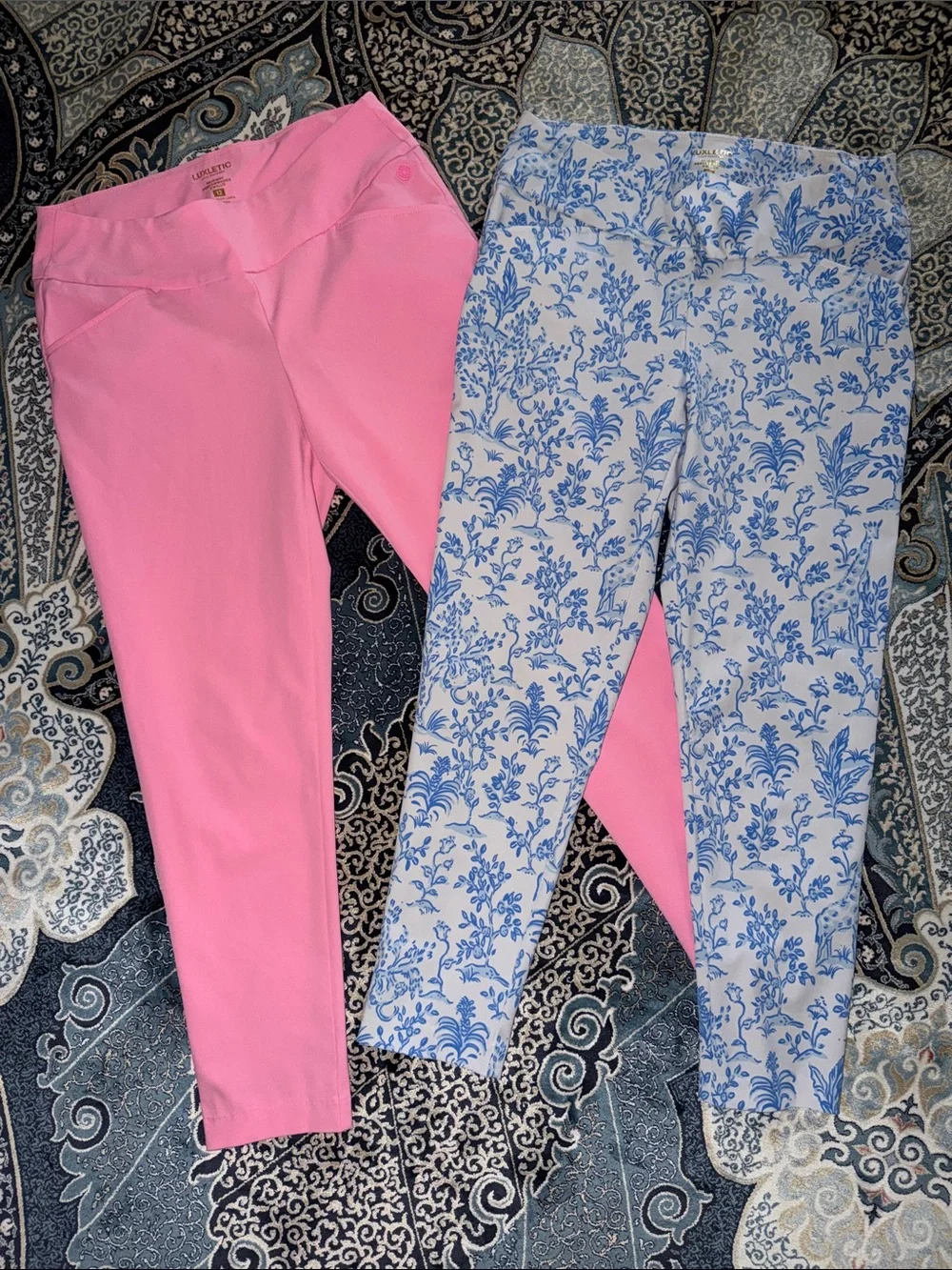 Lilly Pulitzer luxletic pants size 12 two pairs - Picture 1 of 3